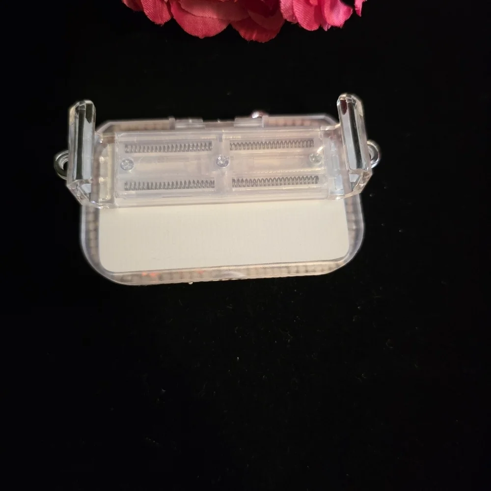 Rhinestone Butterfly Phone Clip with Hinged Mirror – Fits Most Phones